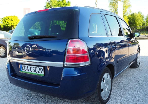 Opel Zafira cena 13900 przebieg: 227000, rok produkcji 2007 z Rzgów małe 497